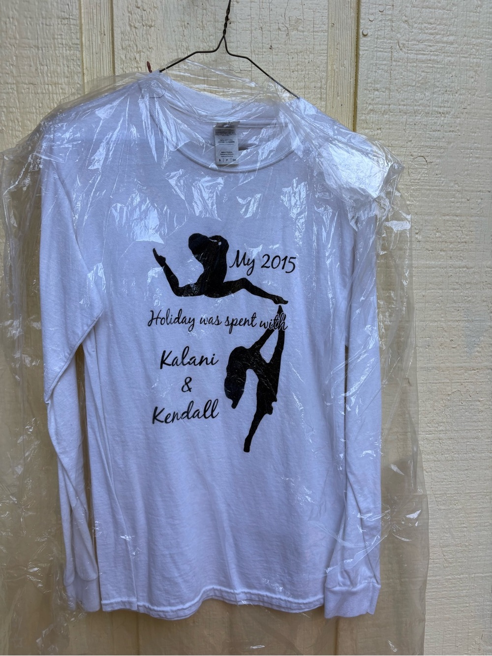 Dance Moms signed by Kalani and Kendal White Long-Sleeve collectible T/Shirt